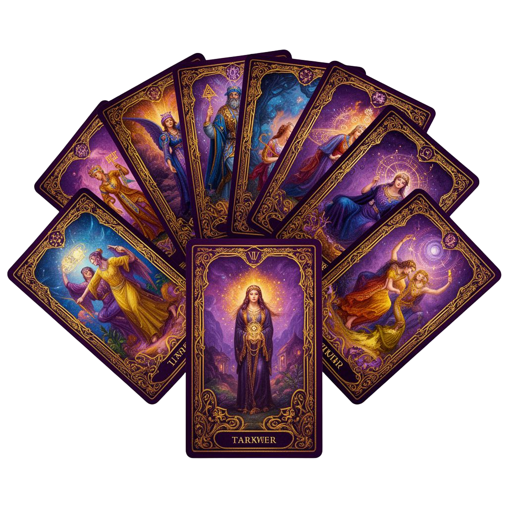 Mystical tarot card spread